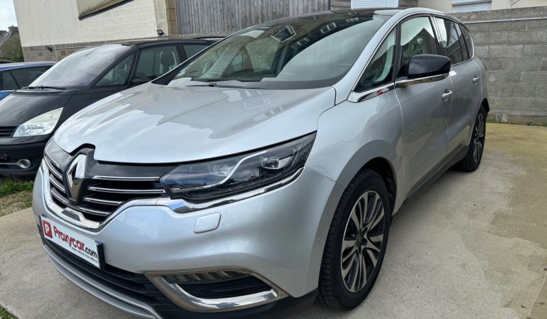 RENAULT ESPACE V Initiale 2.0 DCI 200CV EDC BOITE AUTO GRIS CLAIR 2019 Attelage Occasion Bretagne complet